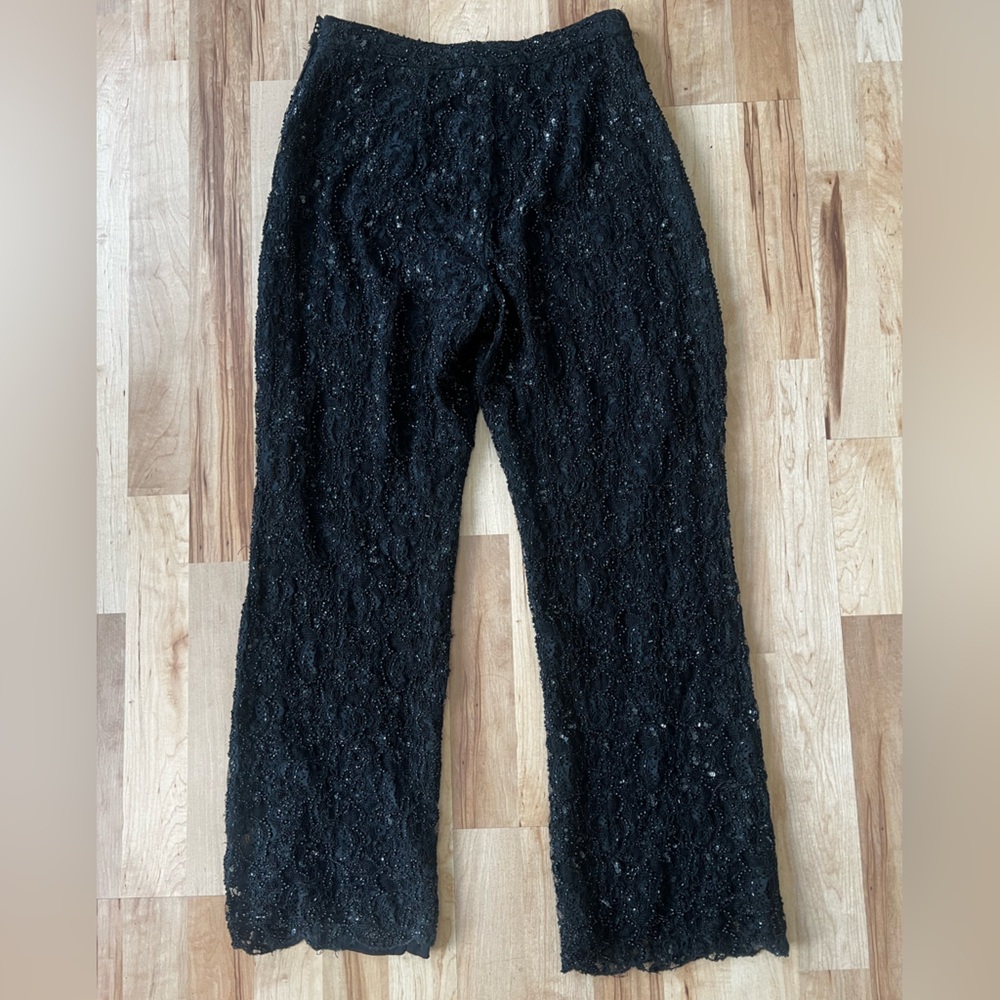 Tahari Black Lace Pants
